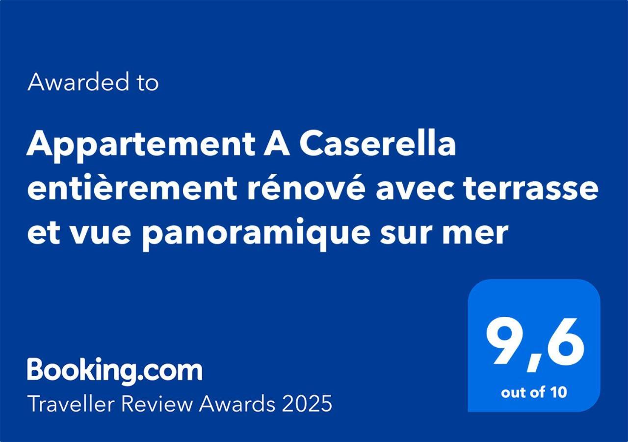 Appartement A Caserella Entierement Renove Avec Terrasse Et Vue Panoramique Sur Mer Valle-di-Campoloro Exteriör bild